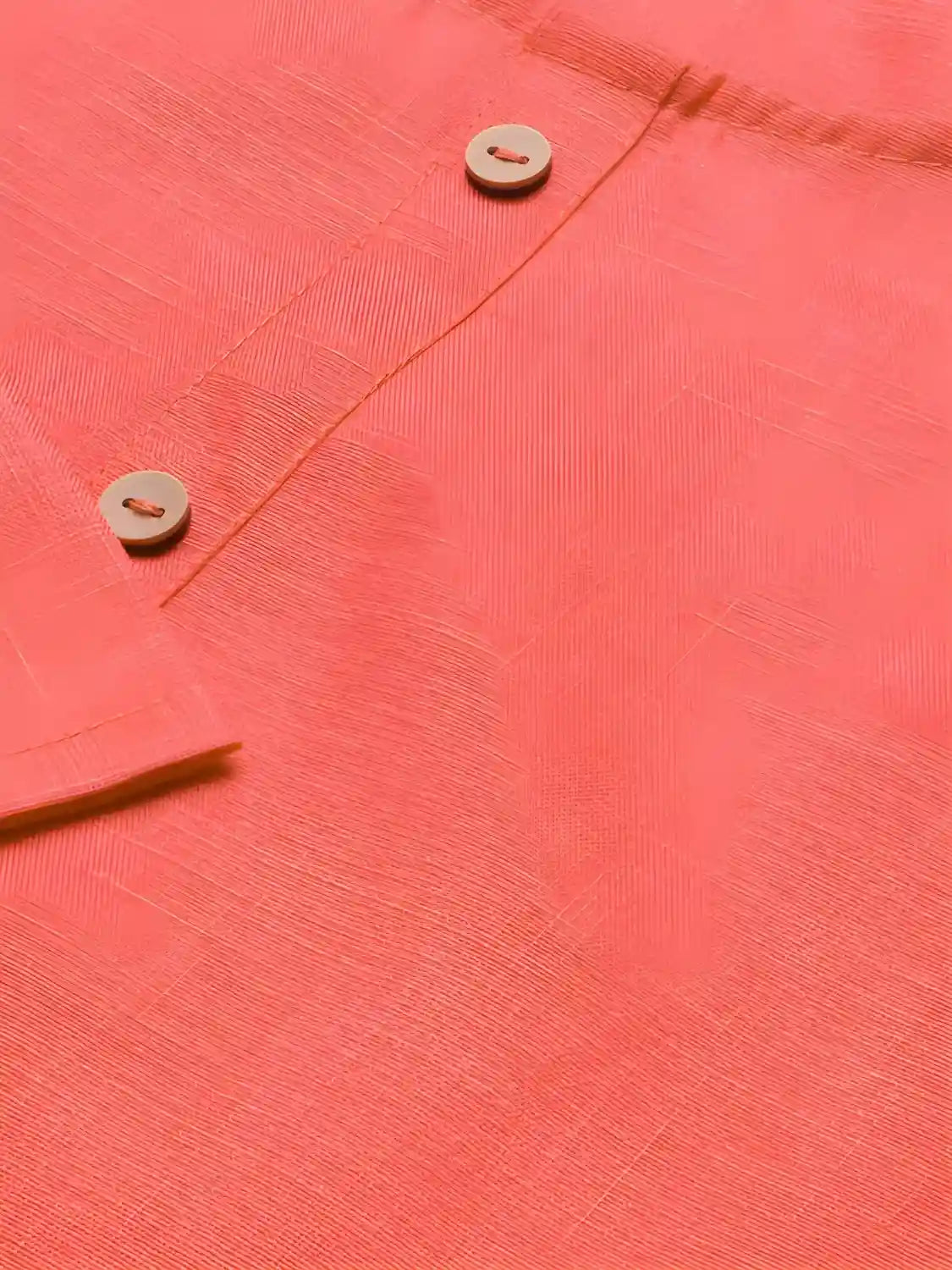 vibrant pink cotton kurti made in India for women